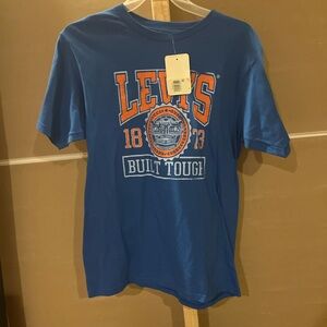 Levi's Blue and Orange Built Tough Tee